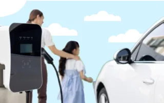 electric-vehicle-charging-with-family-in-background