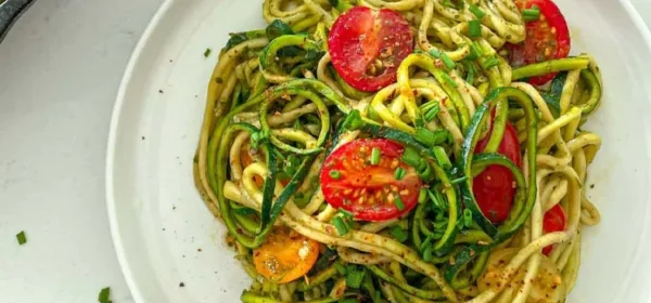 Zucchini Noodles with Pesto