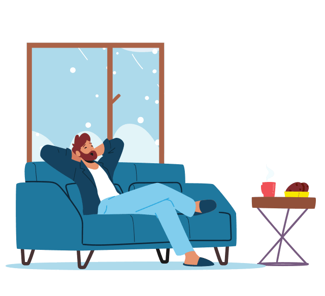 man-relaxing