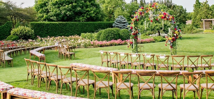 Chicago Botanic Gardens wedding venue