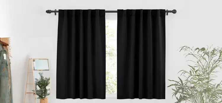 black out curtains in a home