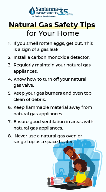 natural gas safety tips