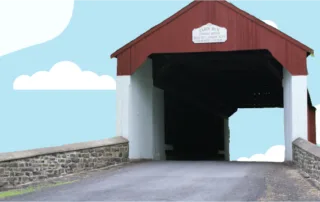 covered-bridge in Quakertown PA