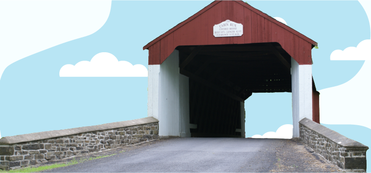 covered-bridge in Quakertown PA