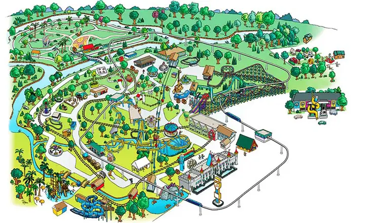 dutch wonderland map