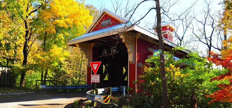 Richard P. Eastman Hyde Road Covered Bridge yellow springs ohio