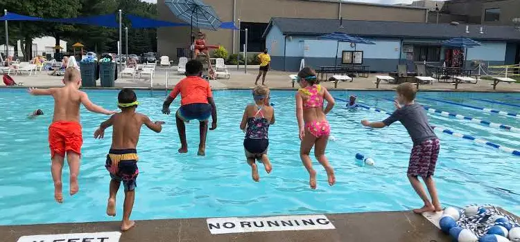 fun at the pool at an ohio summer camp