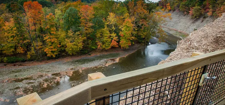 Rocky river reservation cleveland in fall
