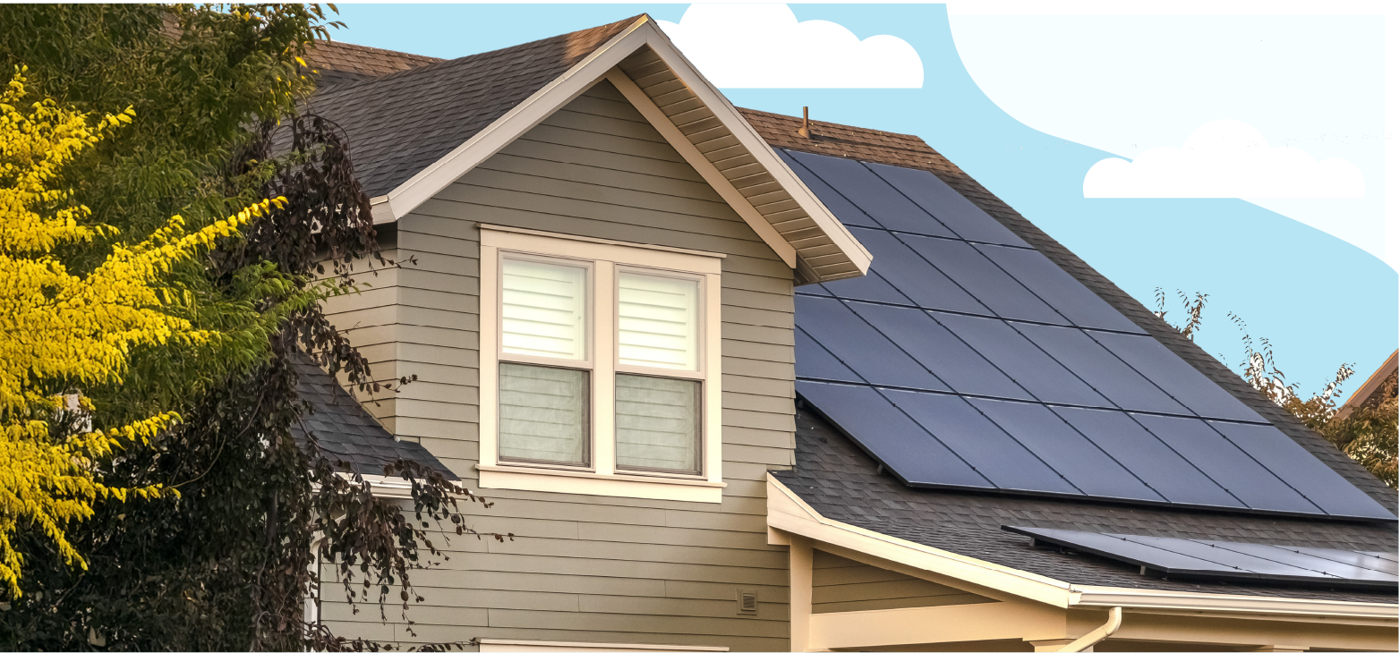 house with solar panels_house with solar panels house with solar panels