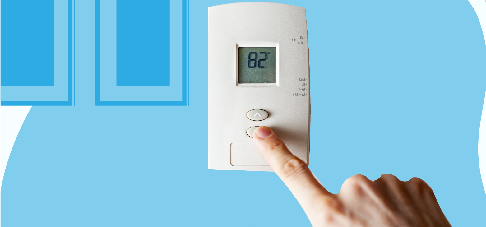 man turning down heat in a home_man turning down heat in a home man-turning-down-heat-in-a-home