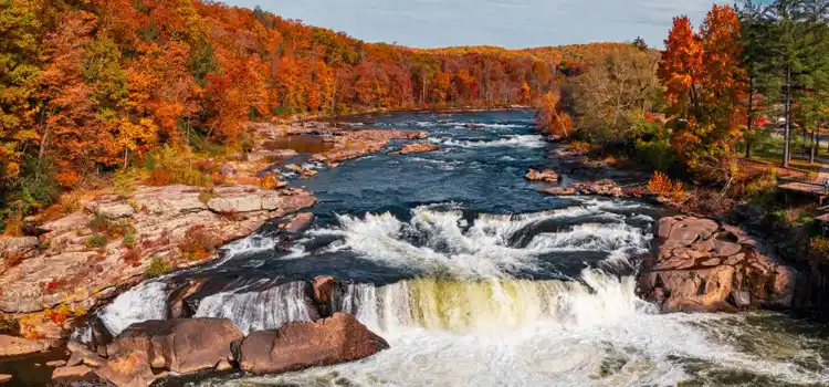 ohiopyle state park in fall