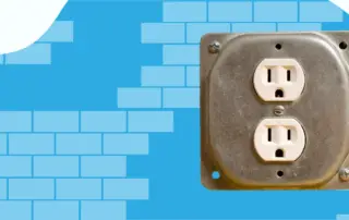 electrical-outlet-with-a-short-circuit-on-a-wall