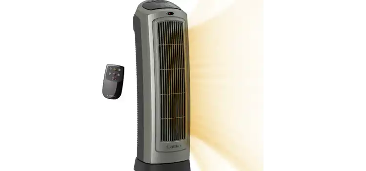 Lasko 1500W Electric Portable Oscillating Ceramic Space Heater Tower