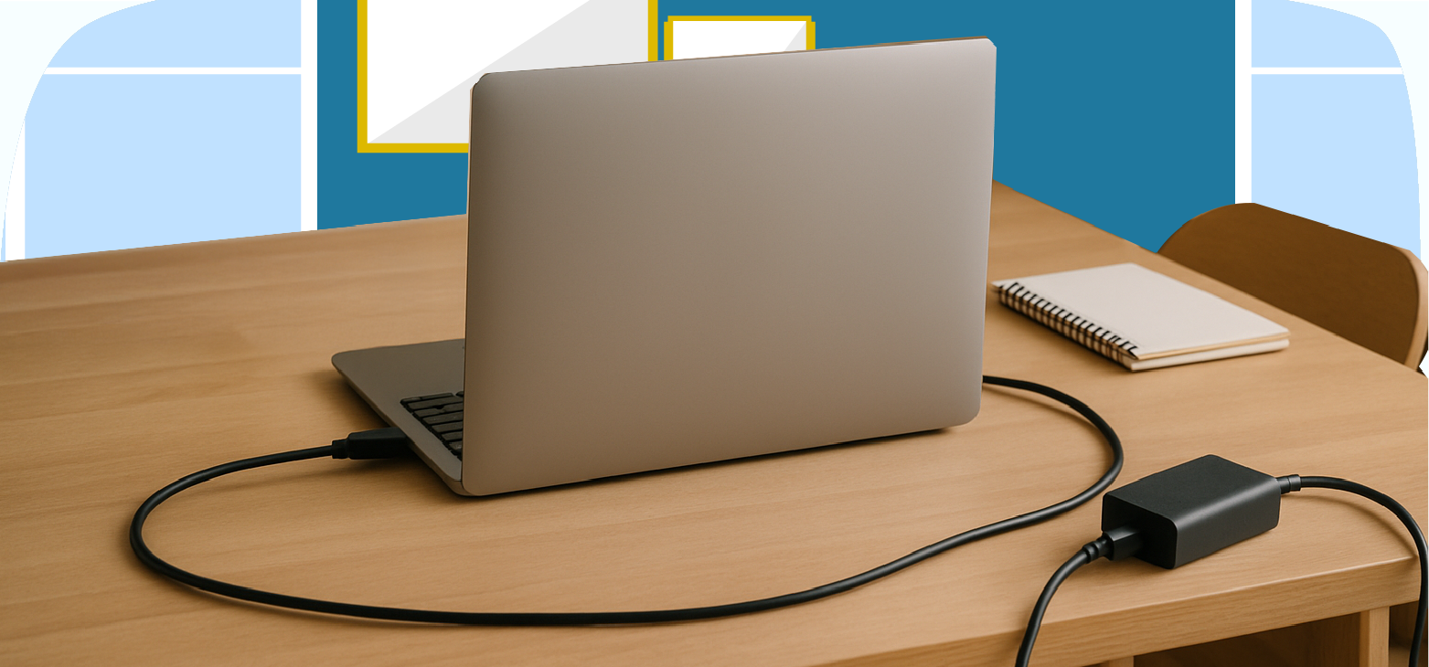 computer charging in a home office_computer charging in a home office computer-charging-in-a-home-offic