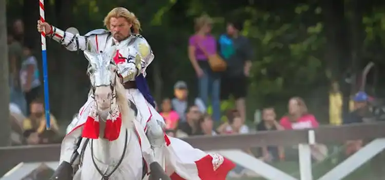jouster on a horse in pennsylvania