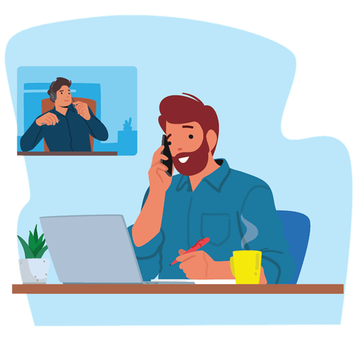 About Page Assets_customer on the phone with an energy suppiler 1