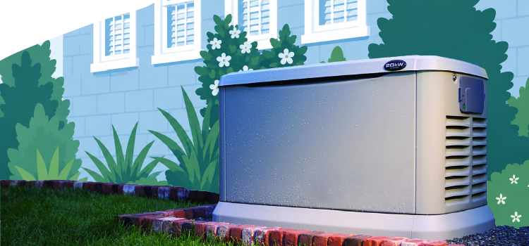 generator outside of a blue home generator-outside-of-a-blue-home