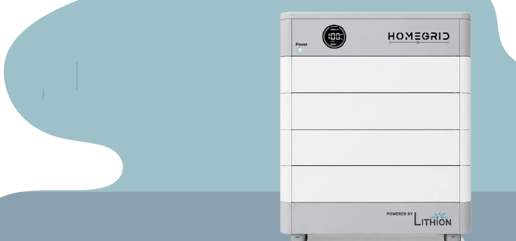 White whole home battery in a modern kitchen White-whole-home-battery-in-a-modern-garage